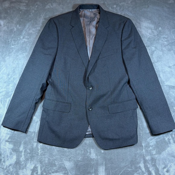 Bonobos Other - Bonobos Blazer Mens 42R Gray Standard Fit Italian Wool Two Button Notch Lapel